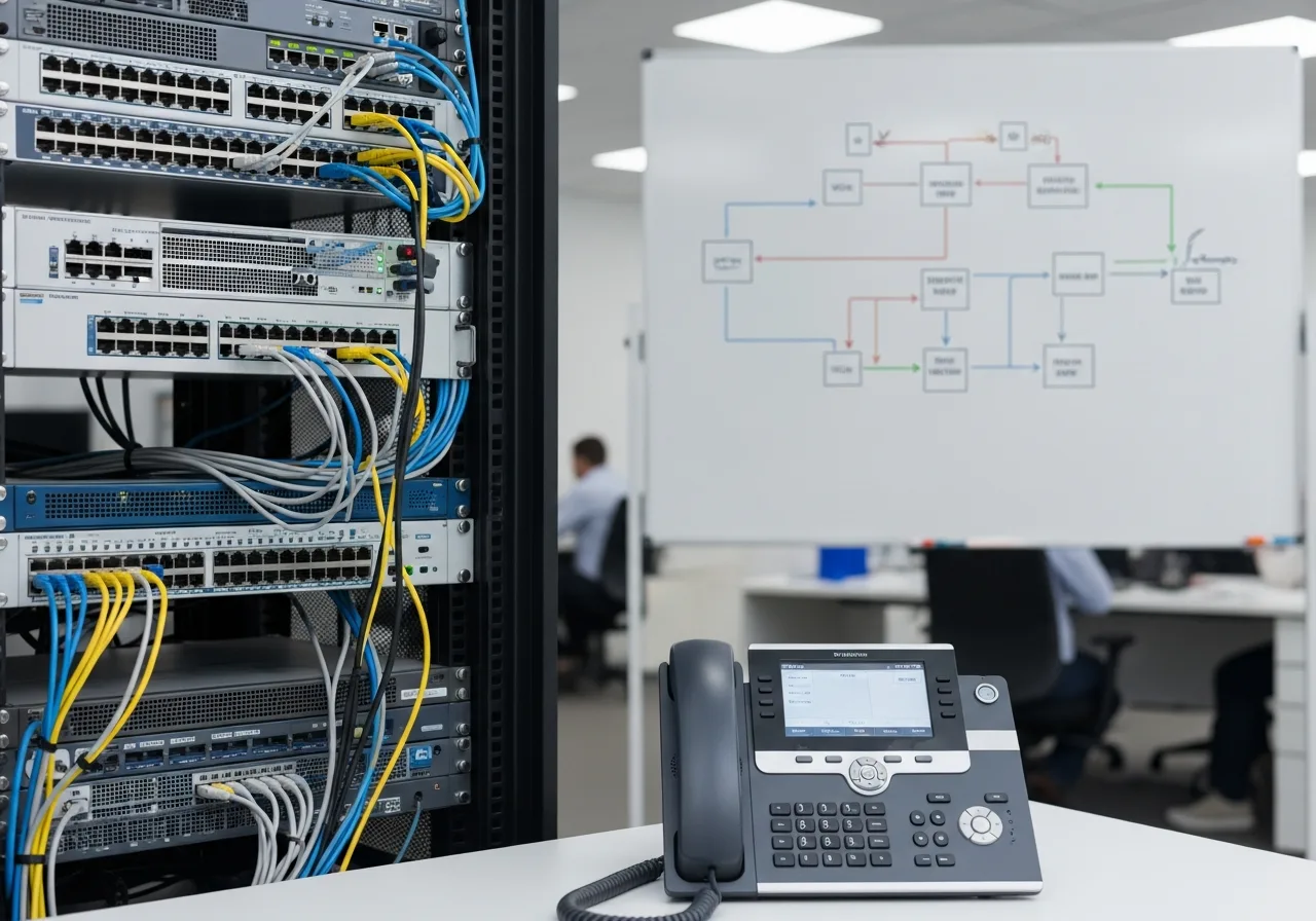 Implementación de telefonía IP y voz IP para empresas