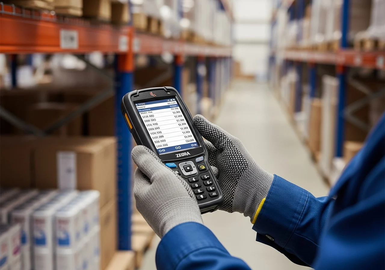 Inventario con RFID UHF usando handheld Zebra MC3330R