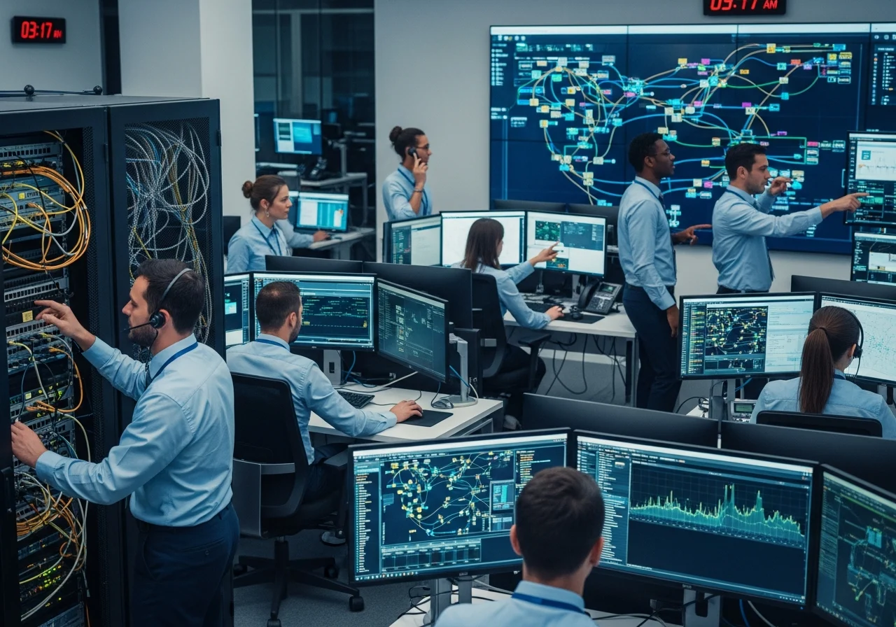 Soporte 24/7 y mantenimiento preventivo/correctivo de red