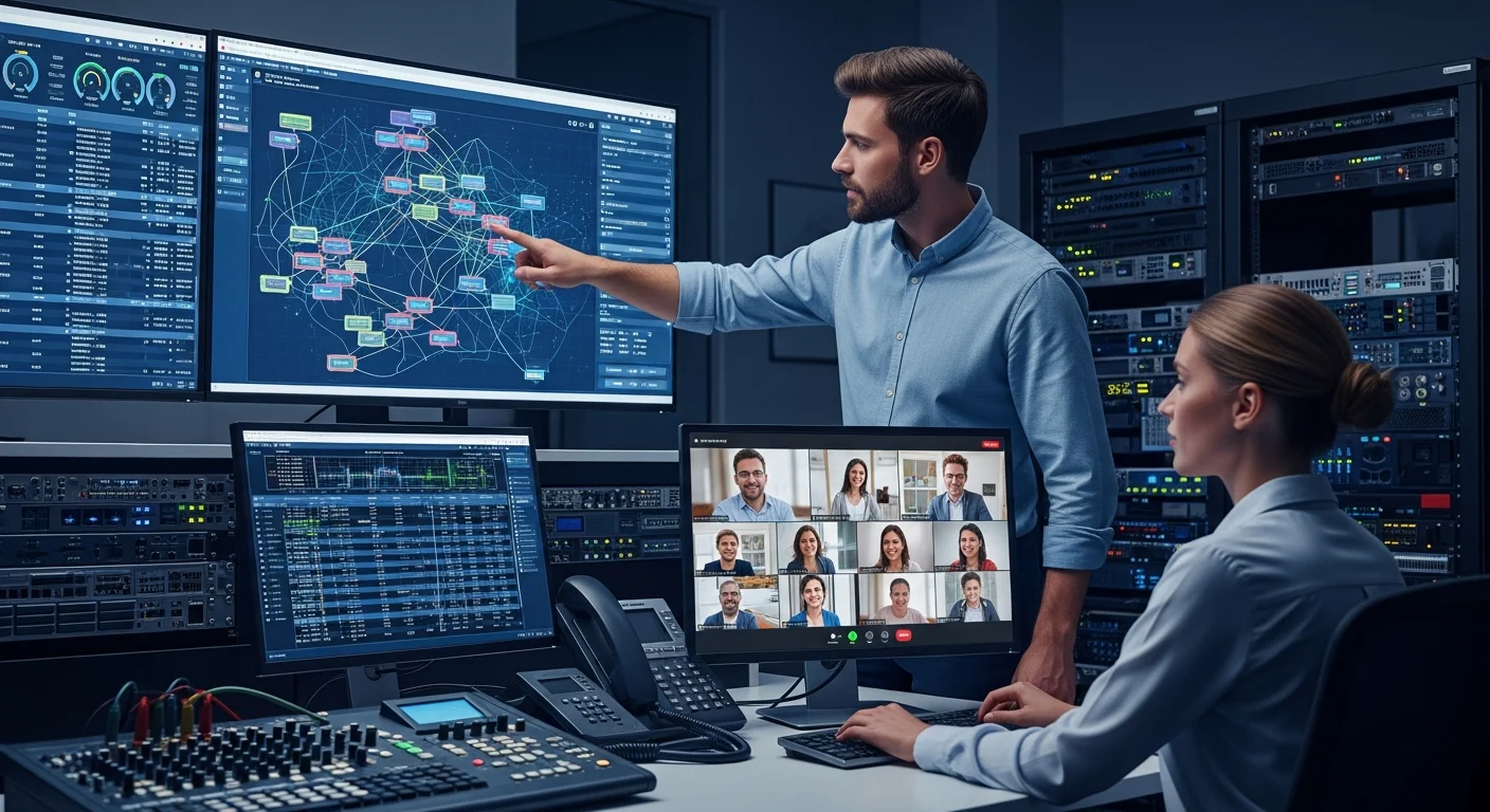 Soporte 24/7 y mantenimiento de sistemas de videoconferencia